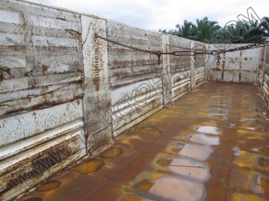 หางพ่วงเทเลอร์คอกสูง 3 เพลา บริษัทสามมิตร ปี46