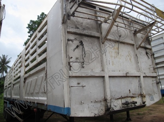 หางพ่วงเทเลอร์คอกสูง 3 เพลา บริษัทสามมิตร ปี46