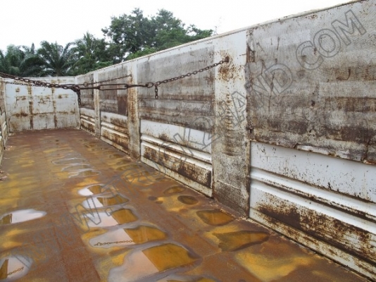 หางพ่วงเทเลอร์คอกสูง 3 เพลา บริษัทสามมิตร ปี46