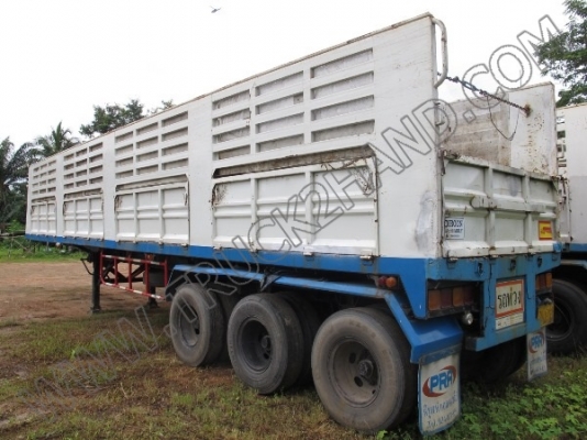 หางพ่วงเทเลอร์คอกสูง 3 เพลา บริษัทสามมิตร ปี46