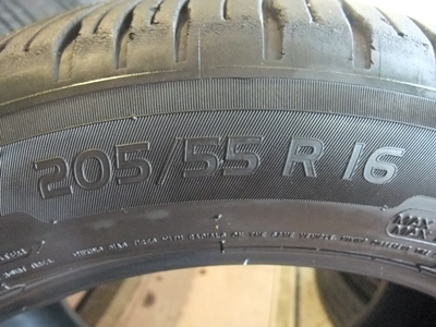 ยาง Michelin 205/55/16 ปี 11