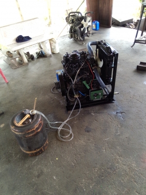 ขายเครื่อง.2,3,4 สูบเก่าญี่ปุ่นบี่ห้อคูโบต้า ยันม่าร์.มิตซูบิชิ อิเซกิ.พร้อมแท่นพร้อมใช้งาน