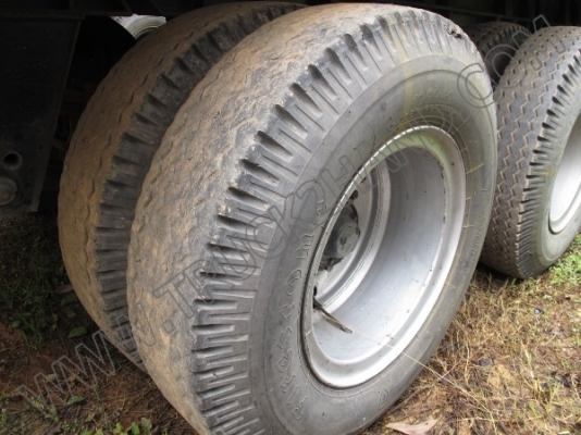 หางพ่วงเทเลอร์คอกสูง 3 เพลา บริษัทสามมิตร ปี46