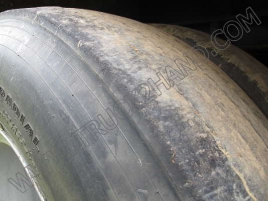 หางพ่วงเทเลอร์คอกสูง 3 เพลา บริษัทสามมิตร ปี46