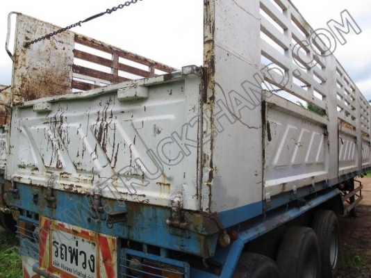 หางพ่วงเทเลอร์คอกสูง 3 เพลา บริษัทสามมิตร ปี46