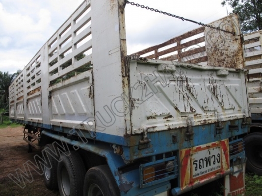 หางพ่วงเทเลอร์คอกสูง 3 เพลา บริษัทสามมิตร ปี46