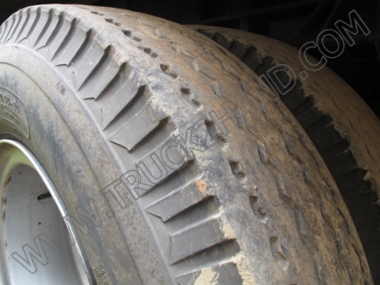 หางพ่วงเทเลอร์คอกสูง 3 เพลา บริษัทสามมิตร ปี46