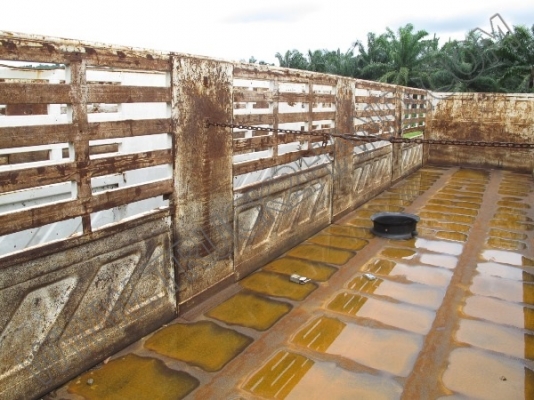 หางพ่วงเทเลอร์คอกสูง 3 เพลา บริษัทสามมิตร ปี46