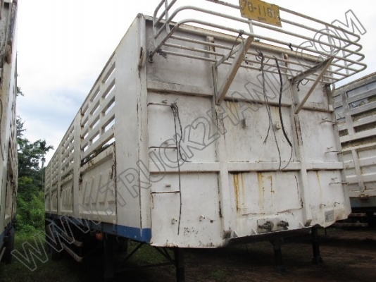 หางพ่วงเทเลอร์คอกสูง 3 เพลา บริษัทสามมิตร ปี46