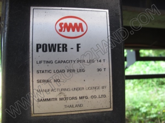 หางพ่วงเทเลอร์คอกสูง 3 เพลา บริษัทสามมิตร ปี46