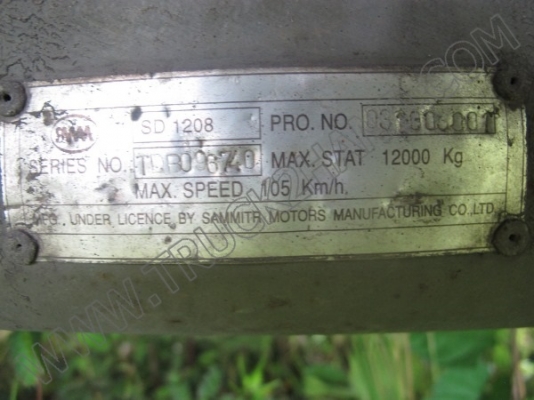 หางพ่วงเทเลอร์คอกสูง 3 เพลา บริษัทสามมิตร ปี46