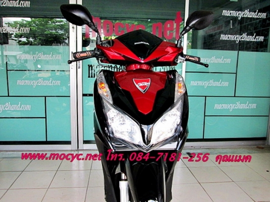 CLICK 125 i ลายเทรินอัพ สีแดงดำ รถเดือน ก.ย.ปี 55  ของแถม 3 รายการ 30900