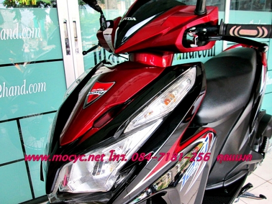 CLICK 125 i ลายเทรินอัพ สีแดงดำ รถเดือน ก.ย.ปี 55  ของแถม 3 รายการ 30900