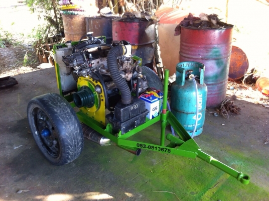 ขายเครื่องสูบน้ำใช้แก๊ส LPG 100\%ราคา 32000