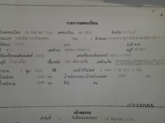 ขายเครื่องยนต์อีซูซุ 4HF1 4สูบ 4334CC พร้อมถังแก๊สCNG 6ถัง เครื่องใช้ปีเดียวรถเกิดอุบัติเหตุเลยแกะขายขี้เกรียจซ่อม เครื่องดีเกียร์ดีเหมือนใหม่ อุปกรณ์ครบพร้อมเอกสารใบคุมเครื่อง ขาย 115000 บาท ลดเหลือ 60000 ร้อนเงินครับ