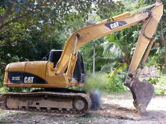 รถแบคโฮ  CAT  312C  ( รถทำงาน  12,xxx ซม. )   สนใจติดต่อ  081 - 6079515