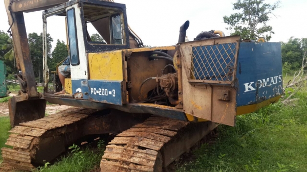 KOMATSU PC200-3-21088   เครื่องเดิมปั้มเดิม