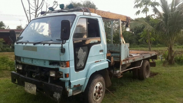 ขายด่วน 6 ล้อเครน KS77 เครื่อง 4BE1 เครื่องดี F หน้าหลัง วางหัว NPR ลงเล่มเรียบร้อย สภาพพร้อมใช้