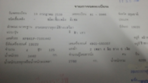 NPR61P เครื่อง4 BG1 125แรง