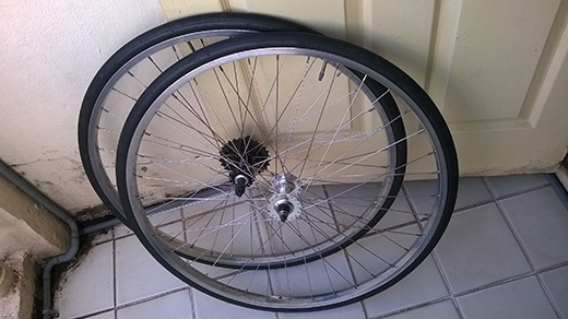 ล้อจักรยาน Vintage 700c ซี่ stainless ล้อดุมยางพร้อมใส่