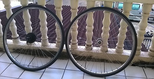 ล้อจักรยาน Vintage 700c ซี่ stainless ล้อดุมยางพร้อมใส่