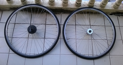 ล้อจักรยาน Vintage 700c ซี่ stainless ล้อดุมยางพร้อมใส่