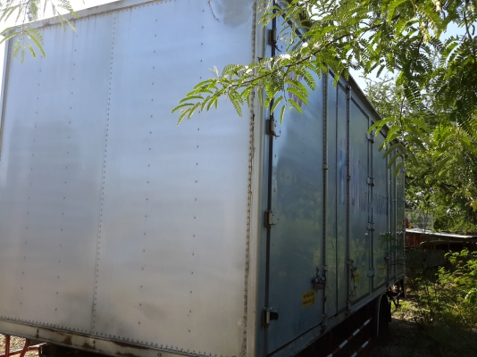 * ขาย *   ตู้แห้ง 10 บาน  ไม่มีเสากลาง  * ยาว 7.20 ม. *  สภาพสวย_พร้อมใช้งาน   *  ( พร้อมติดตั้ง )  ตู้.มีหลายลูก