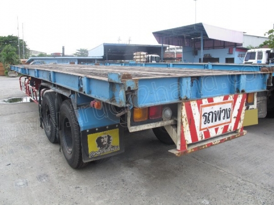 หางพื้นเรียบ 2เพลา บ.พนัส ปี2546 ยาว12เมตร