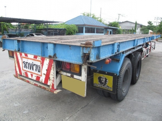 หางพื้นเรียบ 2เพลา บ.พนัส ปี2546 ยาว12เมตร