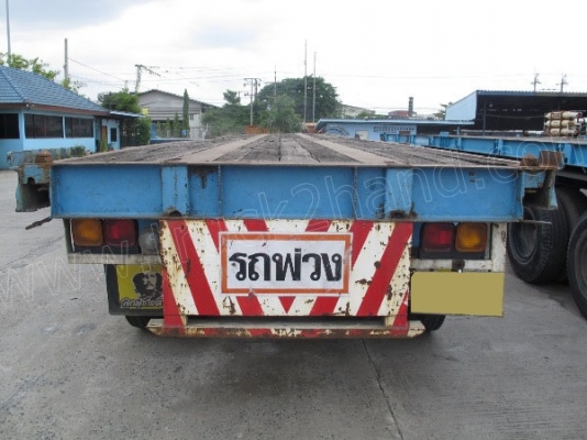 หางพื้นเรียบ 2เพลา บ.พนัส ปี2546 ยาว12เมตร