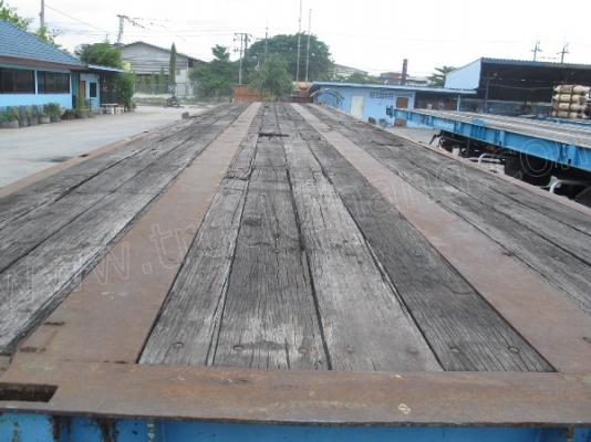 หางพื้นเรียบ 2เพลา บ.พนัส ปี2546 ยาว12เมตร