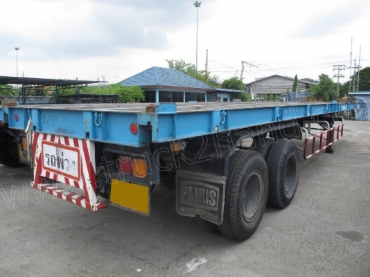 หางเทเลอร์พื้นเรียบ 2 เพลา บ.พนัส ปี2549