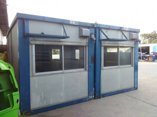 ขายตู้สำนักงาน2ตู้ติดกัน 5x6 เมตร ระบบไฟพร้อมราคาถูกสุดสุด * * *