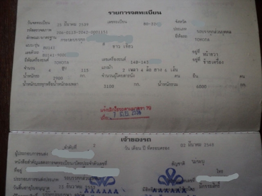 ขายรถหก