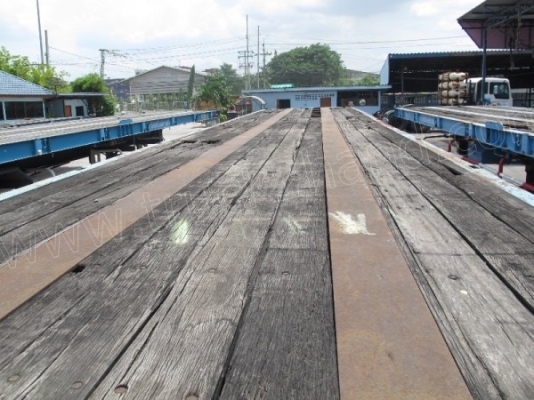 หางพื้นเรียบ 2เพลา บ.พนัส ปี2546 ยาว12เมตร