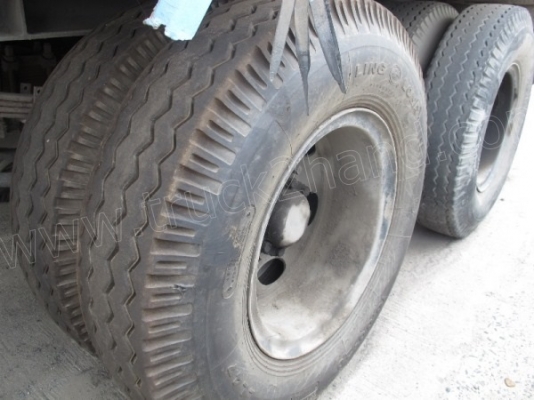 หางพื้นเรียบ 2เพลา บ.พนัส ปี2546 ยาว12เมตร