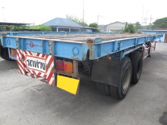หางพื้นเรียบ 2เพลา บ.พนัส ปี2546 ยาว12เมตร