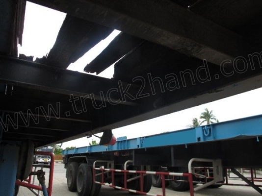 หางพื้นเรียบ 2เพลา บ.พนัส ปี2546 ยาว12เมตร