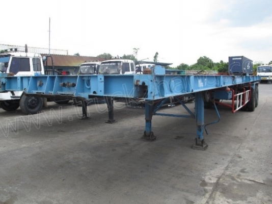 หางพื้นเรียบ 2เพลา บ.พนัส ปี2546 ยาว12เมตร