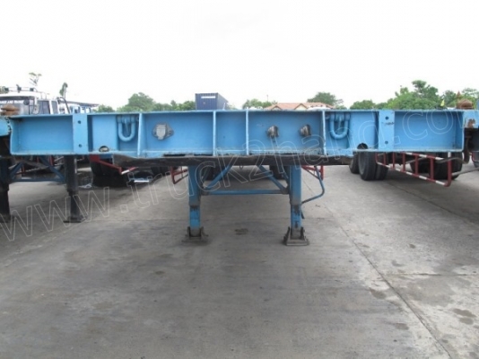 หางพื้นเรียบ 2เพลา บ.พนัส ปี2546 ยาว12เมตร