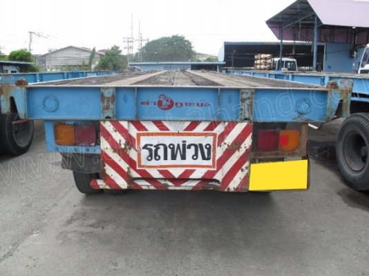 หางพื้นเรียบ 2เพลา บ.พนัส ปี2546 ยาว12เมตร
