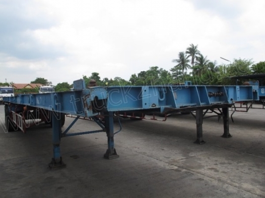 หางพื้นเรียบ 2เพลา บ.พนัส ปี2546 ยาว12เมตร