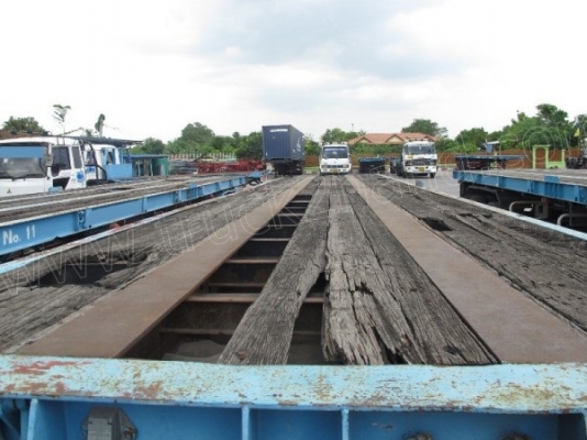 หางพื้นเรียบ 2เพลา บ.พนัส ปี2546 ยาว12เมตร