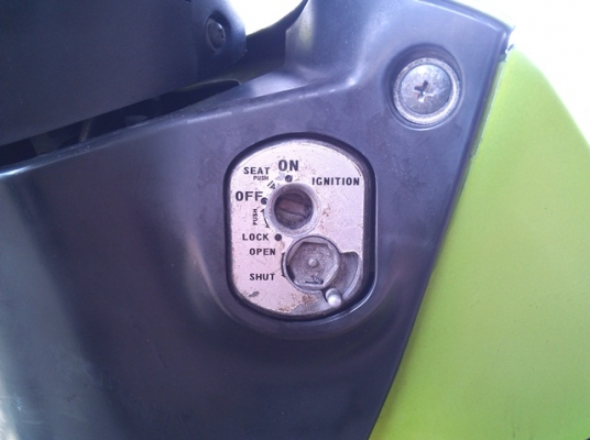 ทะเบียนตอง 444 wave125s ไฟเลี้ยวบังลม สีเขียวดำ เครื่องดี