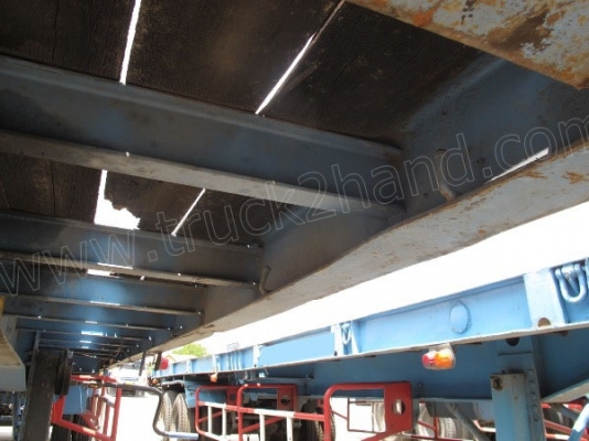 หางพ่วงพื้นเรียบ 2 เพลา บ.พนัส ปี46 ยาว12เมตร