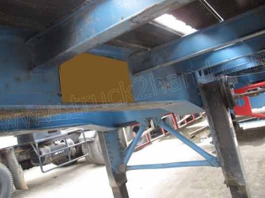 หางพ่วงพื้นเรียบ 2 เพลา บ.พนัส ปี46 ยาว12เมตร