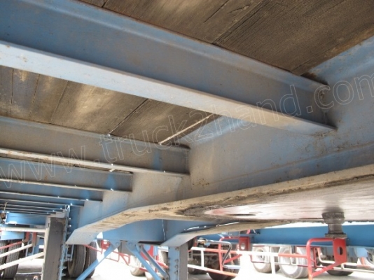 หางพ่วงพื้นเรียบ 2 เพลา บ.พนัส ปี46 ยาว12เมตร