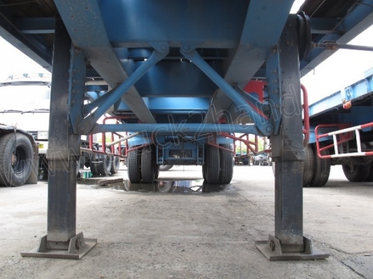 หางพ่วงพื้นเรียบ 2 เพลา บ.พนัส ปี46 ยาว12เมตร