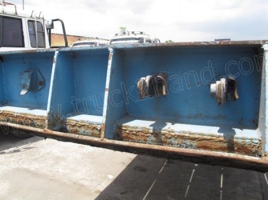 หางพ่วงพื้นเรียบ 2 เพลา บ.พนัส ปี46 ยาว12เมตร