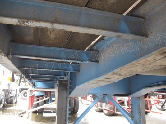 หางพ่วงพื้นเรียบ 2 เพลา บ.พนัส ปี46 ยาว12เมตร